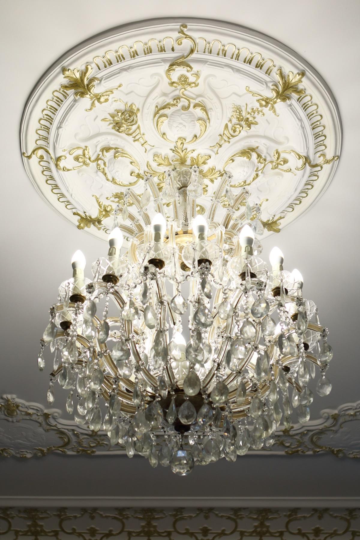 Plaster ceiling rosette — DeCorGips