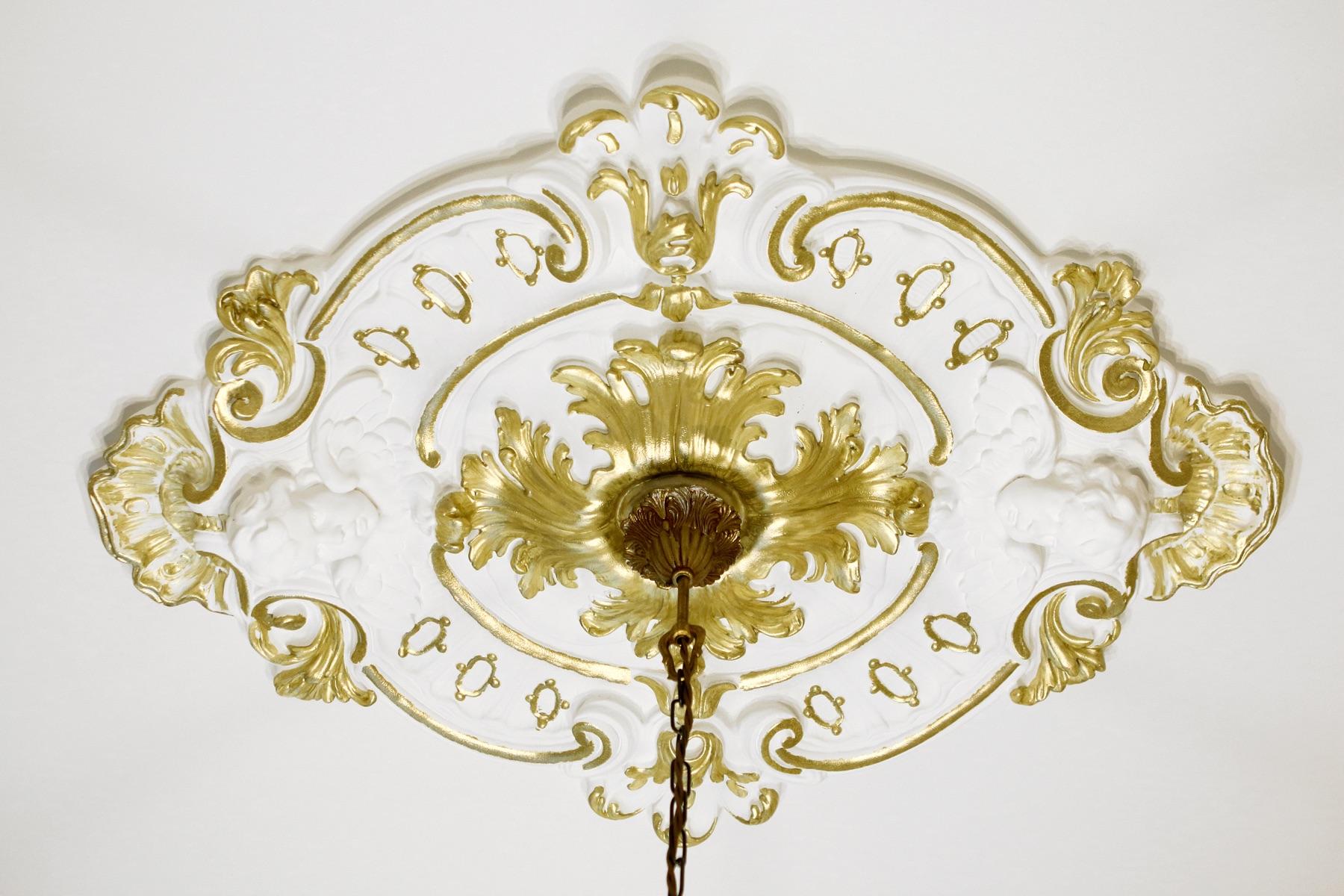Plaster ceiling rosette — DeCorGips